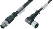 Connecting cables M12 to M12